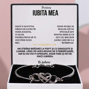 De la iubit pentru iubită | CHLOE_HEARTBRACELET