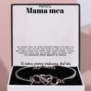 De la fiu pentru mamă | OLIVIA_HEARTBRACELET