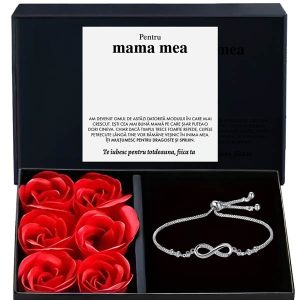De la fiică pentru mamă | SAMIRA_CRYSTALBRACELET_ROSEBOX