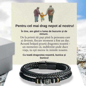 De la bunici pentru nepot | COLT_LEATHERBRACELET