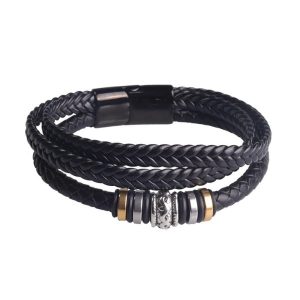 Brățară din piele pentru bărbați | LEATHERBRACELET