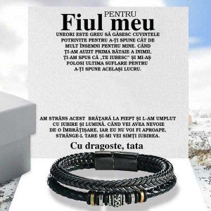 De la tată pentru fiu | NOAH_LEATHERBRACELET